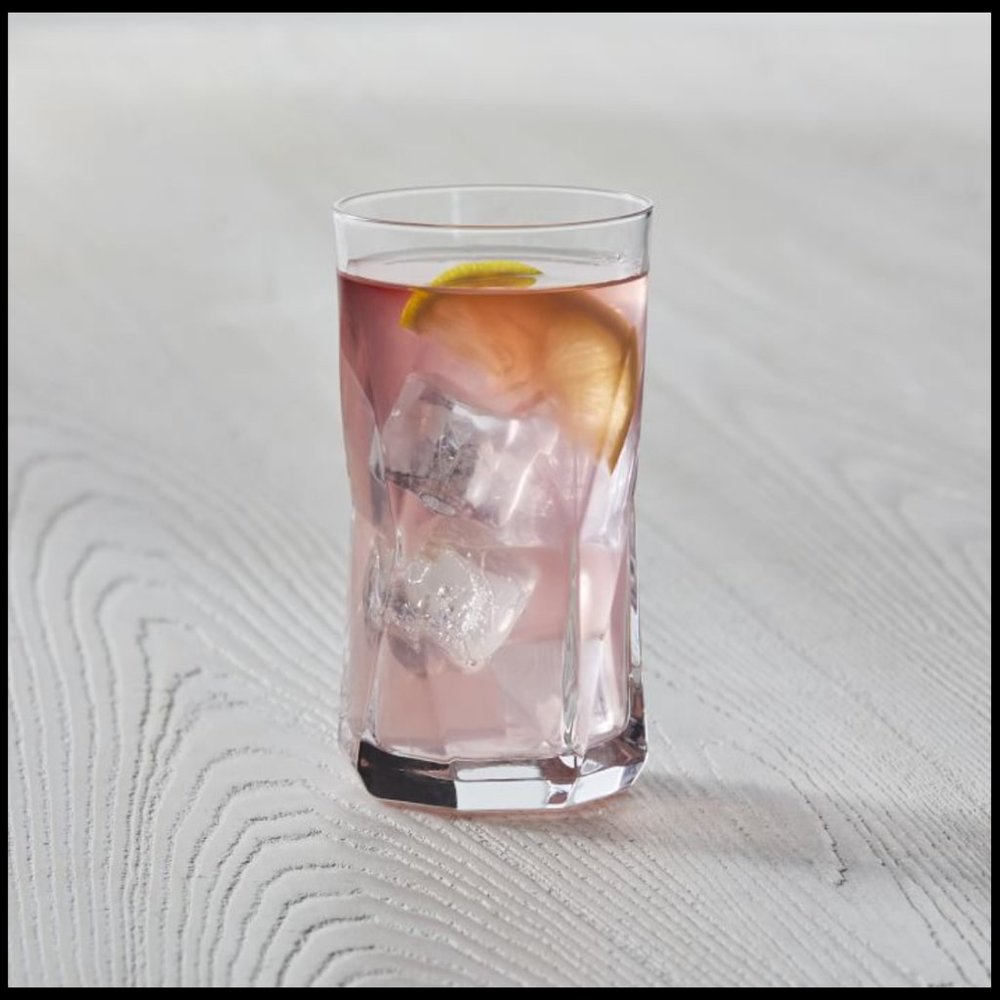 West Elm Bormioli Rocco Cassiopea Drinking Glass Set of (6) Unused